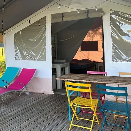 Tente Lodge La Plage Autet Exterior photo